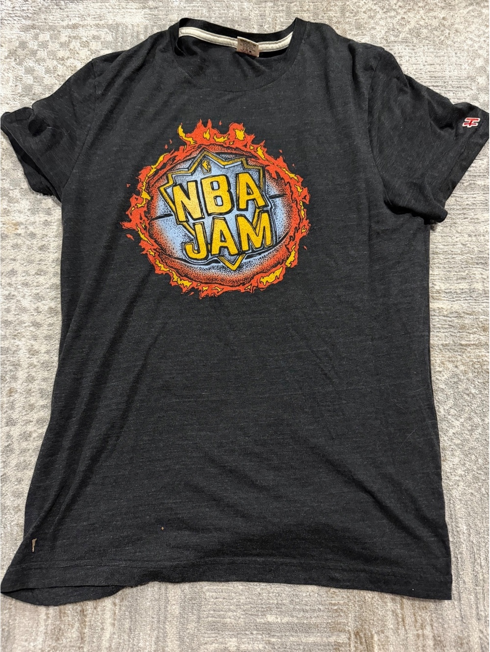 Homage NBA Jam Men's Black Graphic T-Shirt Size L